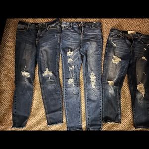 3 pairs of jeans